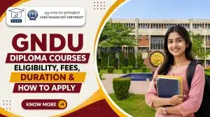 GNDU Distance Diploma Courses